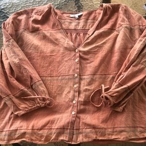 Madewell 3/4 Sleeve Shirt